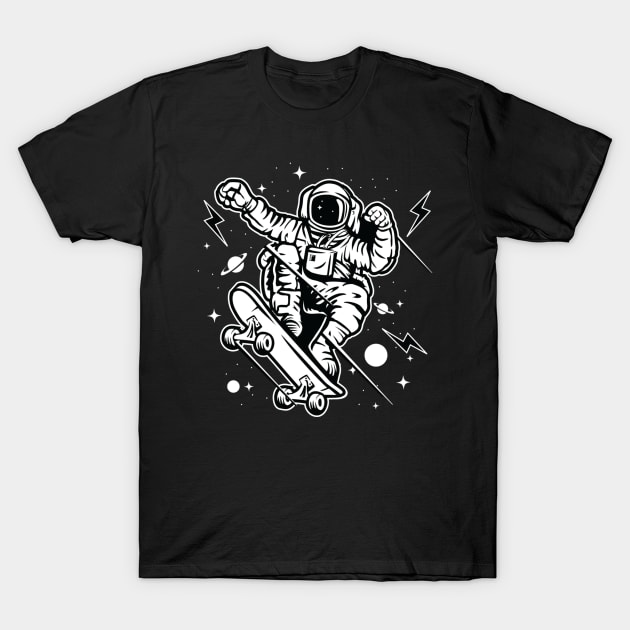 Space skater T-Shirt by Eoli Studio